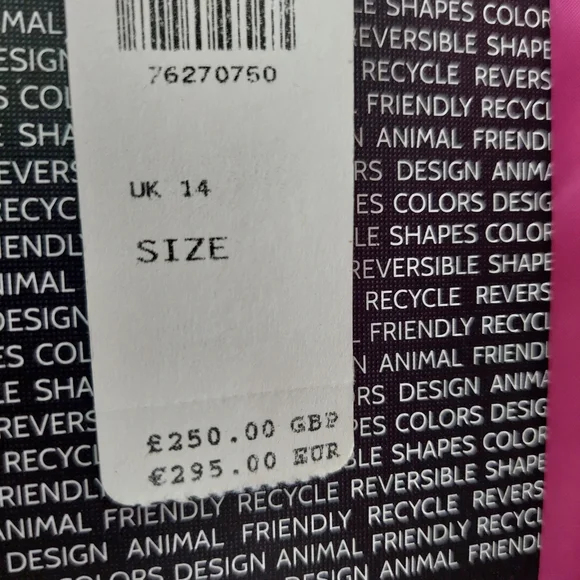 Oofwear The Shapes' Lab Fuchsia Pink Puffer Jacket Women's Size 14 BNWT - Picture 8 of 16